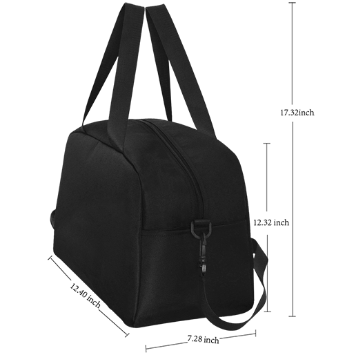 Cool Cat Tote Travel Bag with Shoe Storage – Stylish & Functional by Nanocandles02